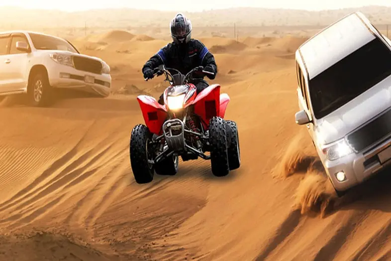 Evening Desert Safari Quad Bike